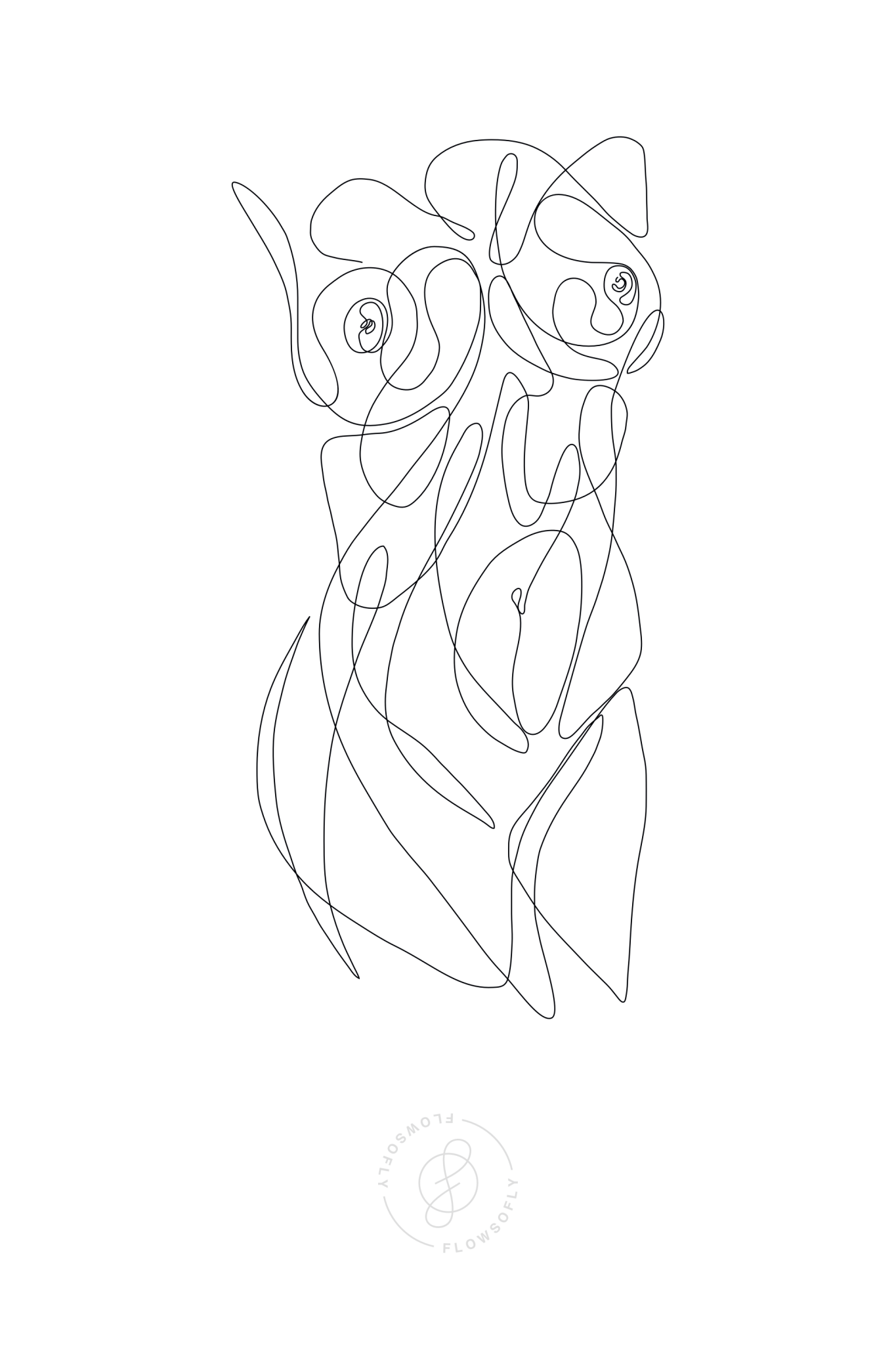 Muse: One-Line Art Print (Limited Edition)