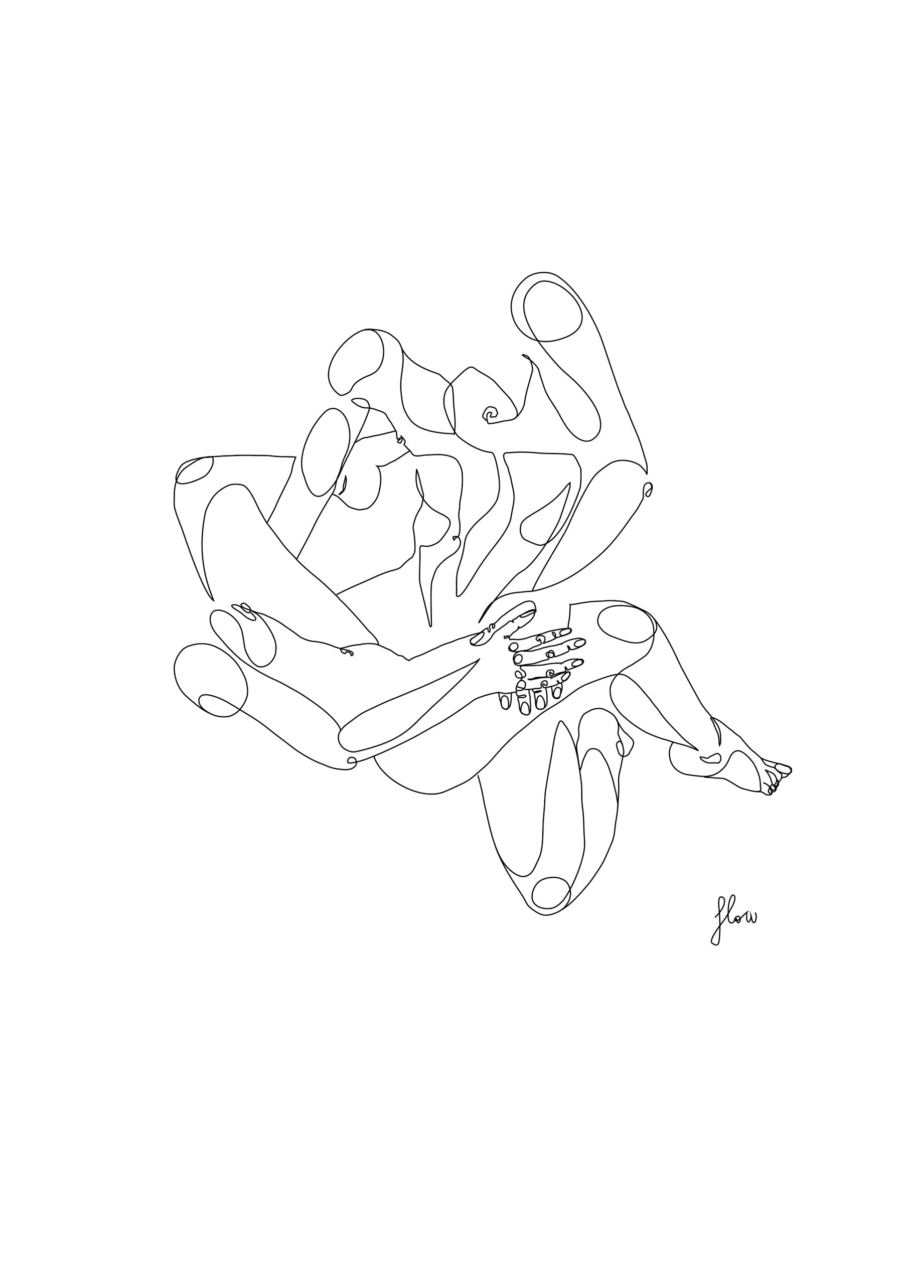 Knot into each other