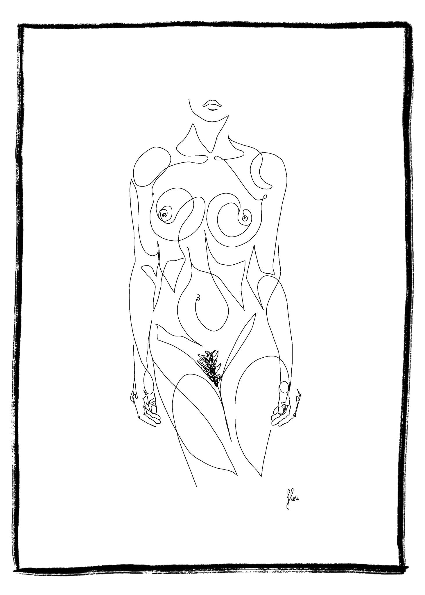 Female figure - FLOWSOFLY art kunst