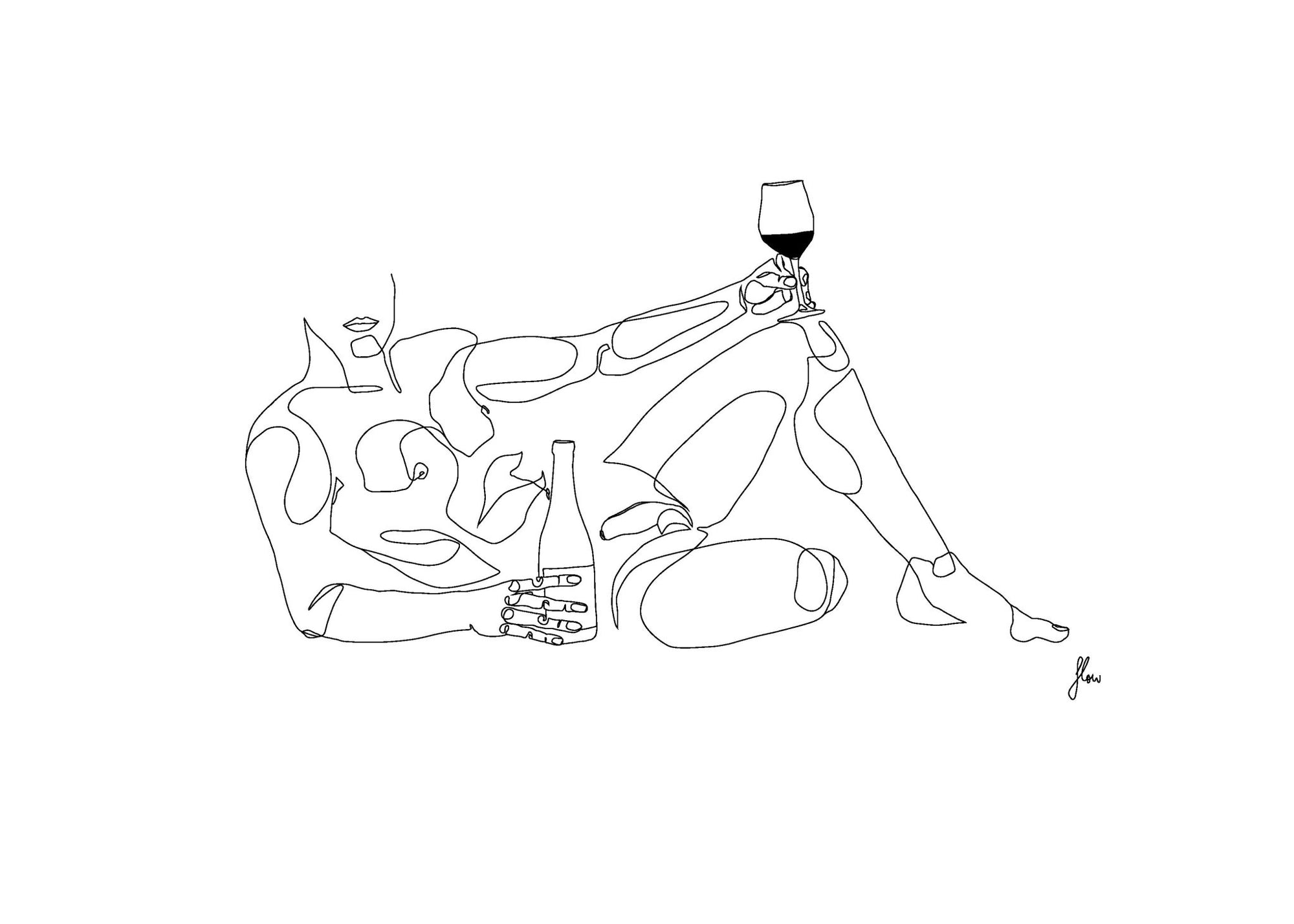 Vino masculino - FLOWSOFLY art kunst